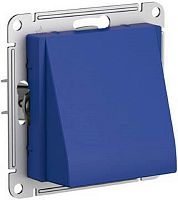 Вывод кабеля без рамки Systeme Electric AtlasDesign аквамарин картинка